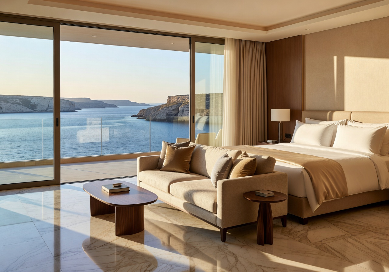 Corinthia St George's Bay Malta luxury suite