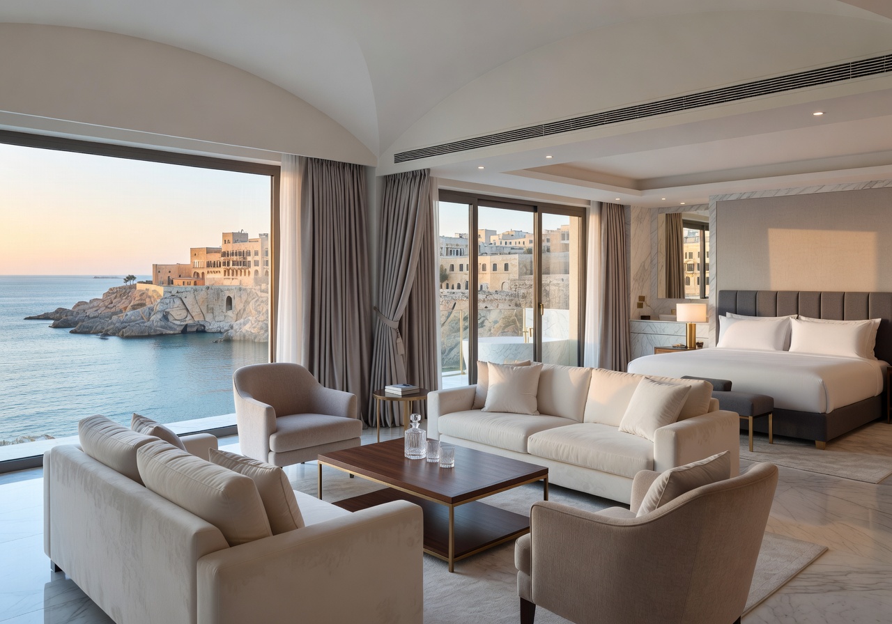 Dragonara Casino Resort luxury suite Malta