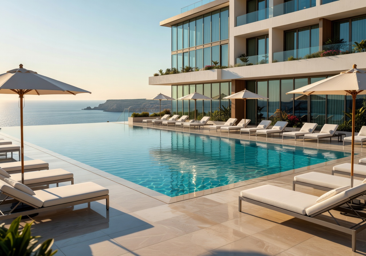 InterContinental Malta St George's Bay luxury rooftop pool